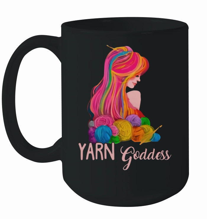 YARN GODDESS   KNITTING SHIRT Ceramic Mug