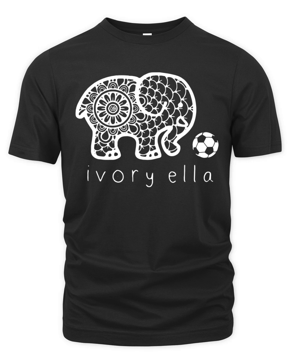 Ivory Ella Elephant Organic Unisex T-shirt