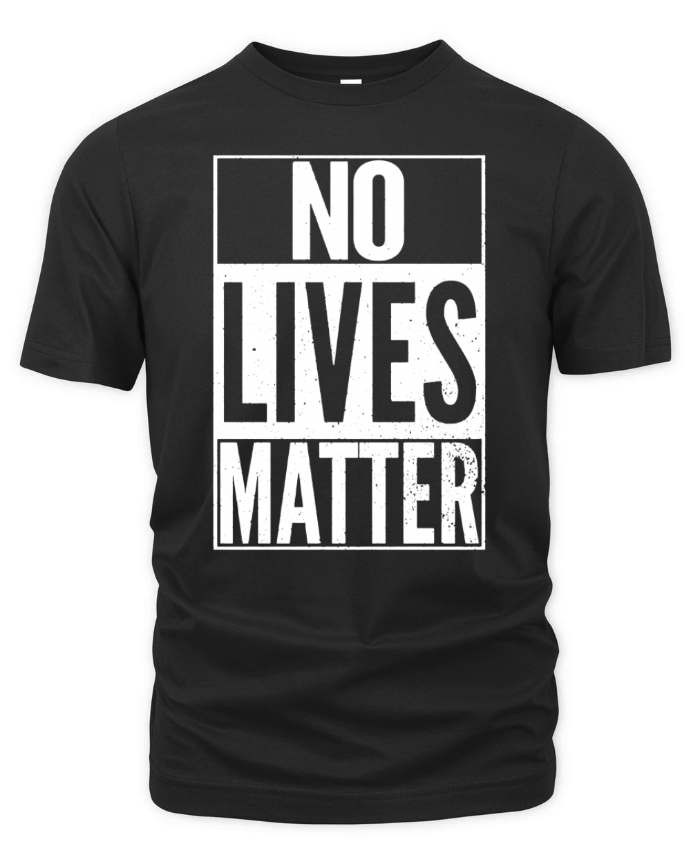 NO LIVES MATTER Funny Halloween Best Top Nihilist Organic Unisex T-shirt