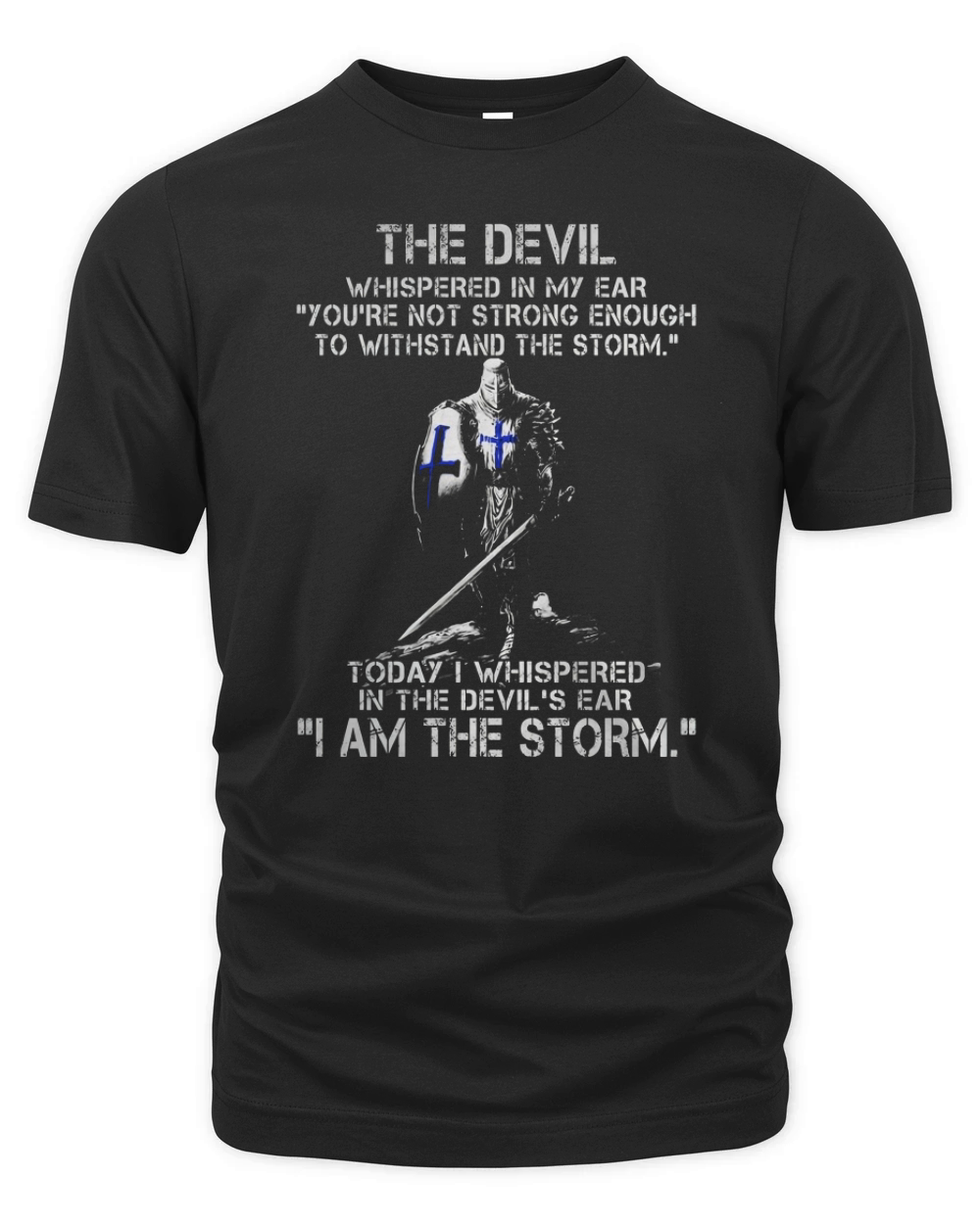 Warrior Shirt - I AM THE STORM - KNIGHTS TEMPLAR - Warrior Organic Unisex T-shirt
