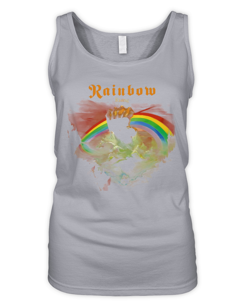 Rainbow Band - Rising T-Shirt Organic Women's Tank Top