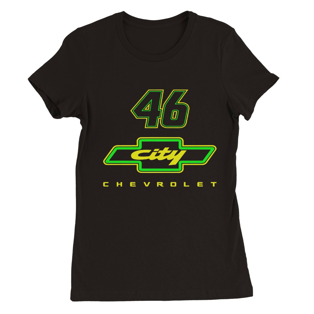 Cole Trickle Days Of Thunder Black 46 City Chevaolet Premium Womens Crewneck T-shirt