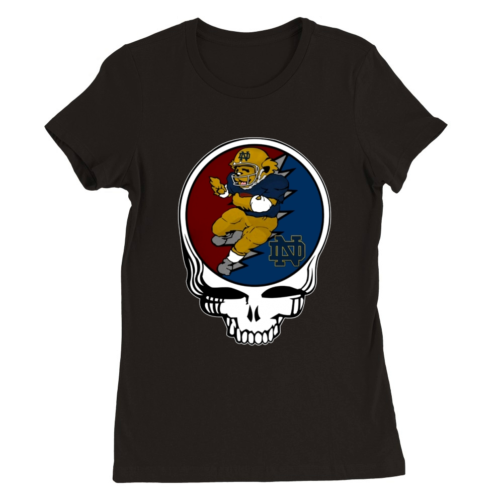 GratefulDead Tshirt Notre Dame Fighting Irish Premium Womens Crewneck T-shirt