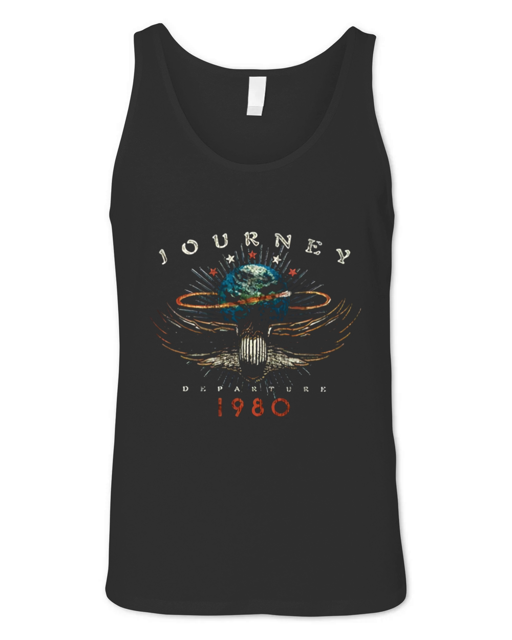 Journey Rock Band Music Group Departure 1980 Unisex Jersey Tank
