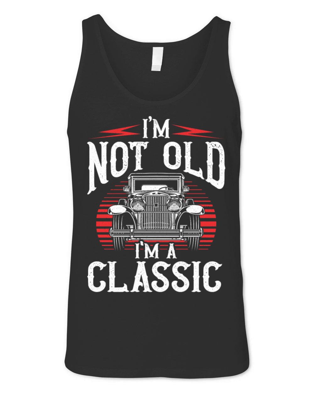 Love Hot Rod Classic Car Vintage Hotrod Unisex Jersey Tank