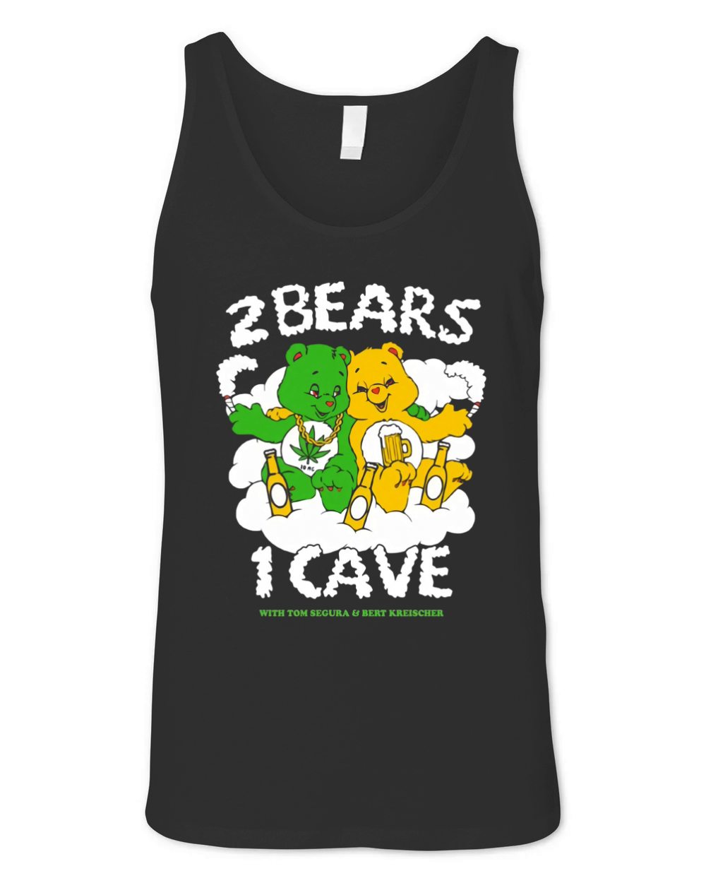 Official 2 bears 1 cave with tom segura and bert kreischer shirt Unisex Jersey Tank