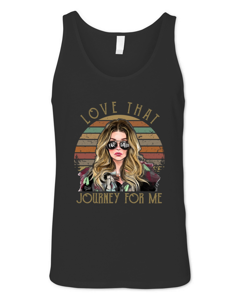 Schitts Creek Love That Journey For Me Alexis Unisex Jersey Tank