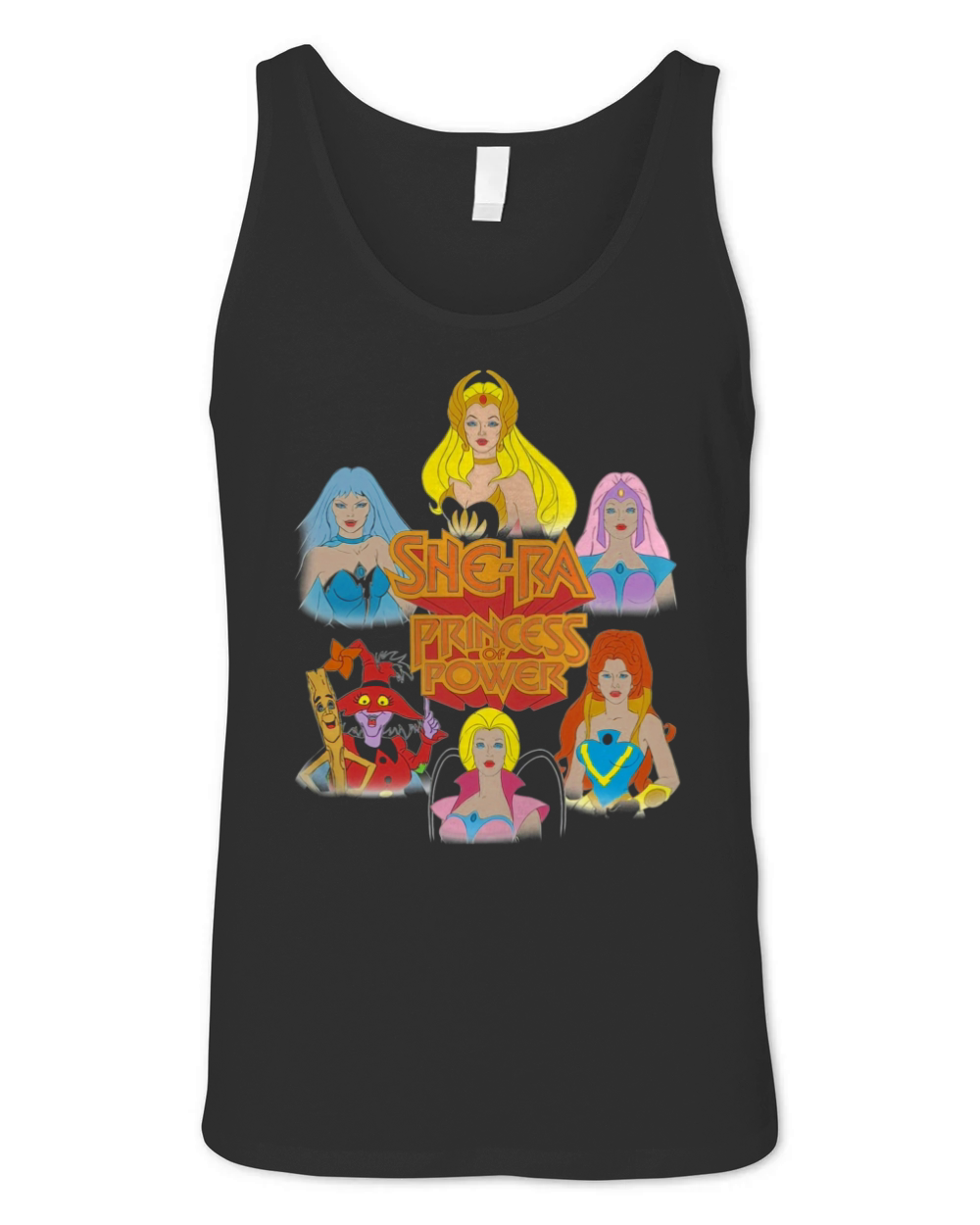She-Ra Princess of Power-Girls of The Great Rebellion-Color shirt Unisex Jersey Tank