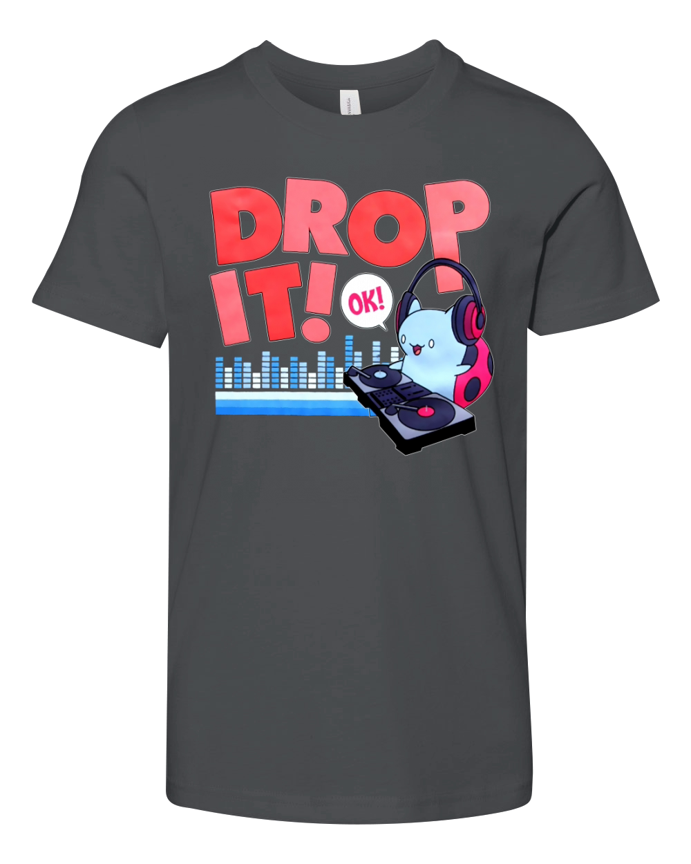 DROP IT OK - CATBUG DJ Youth Unisex Jersey Tee
