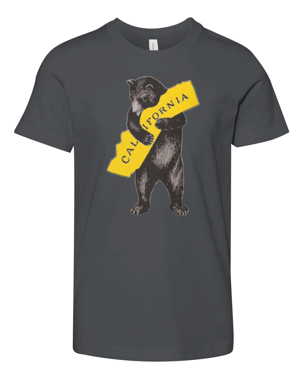 VINTAGE CALIFORNIA BEAR HUG ILLUSTRATION Youth Unisex Jersey Tee